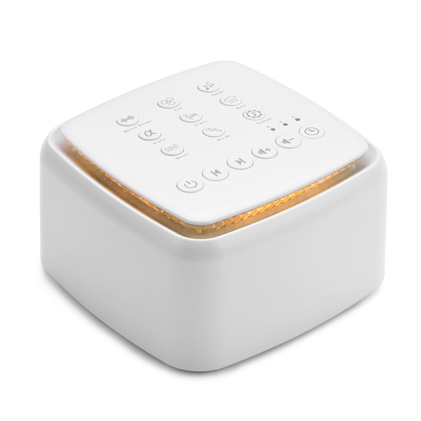 White Noise Machine Type-c Rechargeable Timed Shutdown Sleep Sound Machine For Sleeping Relaxation For Baby Adult Office Travel