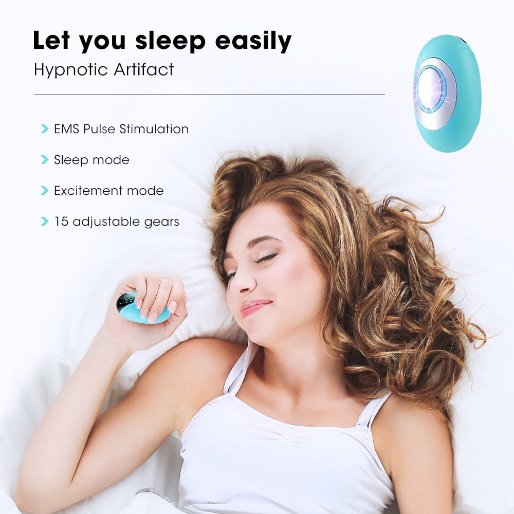 Hailicare SleepEgg, Handheld Sleep Aid, EMS Sleep Instrument, Muscle Pain Relief, Anxiety Relief, Neuro Sleep Nerves, Insomnia Soothe Device, Healthy Pulse Stimulation